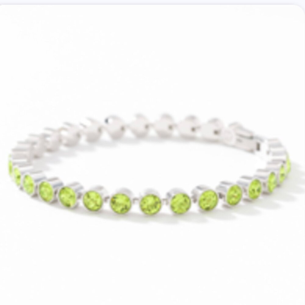 Mini Ice Bracelet,  Citrus, Touchstone Crystal by Swarovski